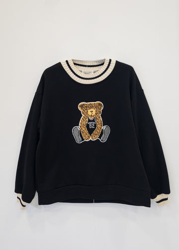 Sudadera negra Teddy