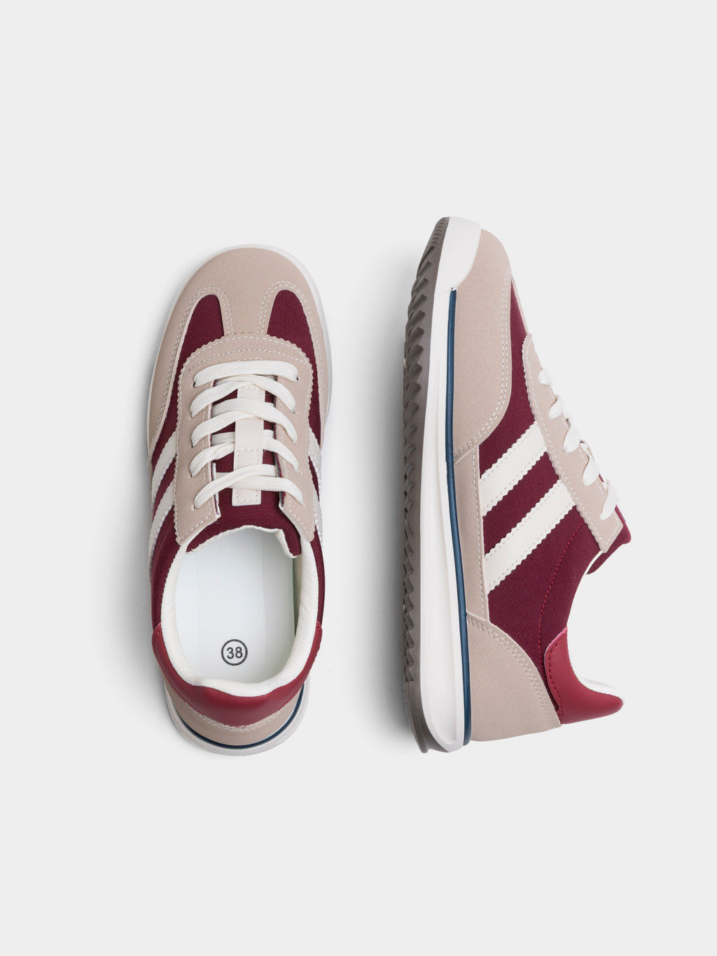 Deportivas Wine retro chic
