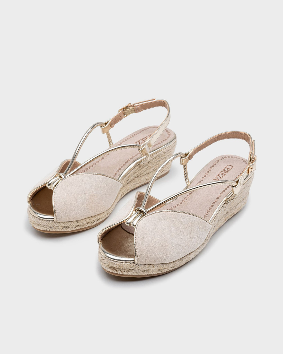 Cuñas yute Champagne Light