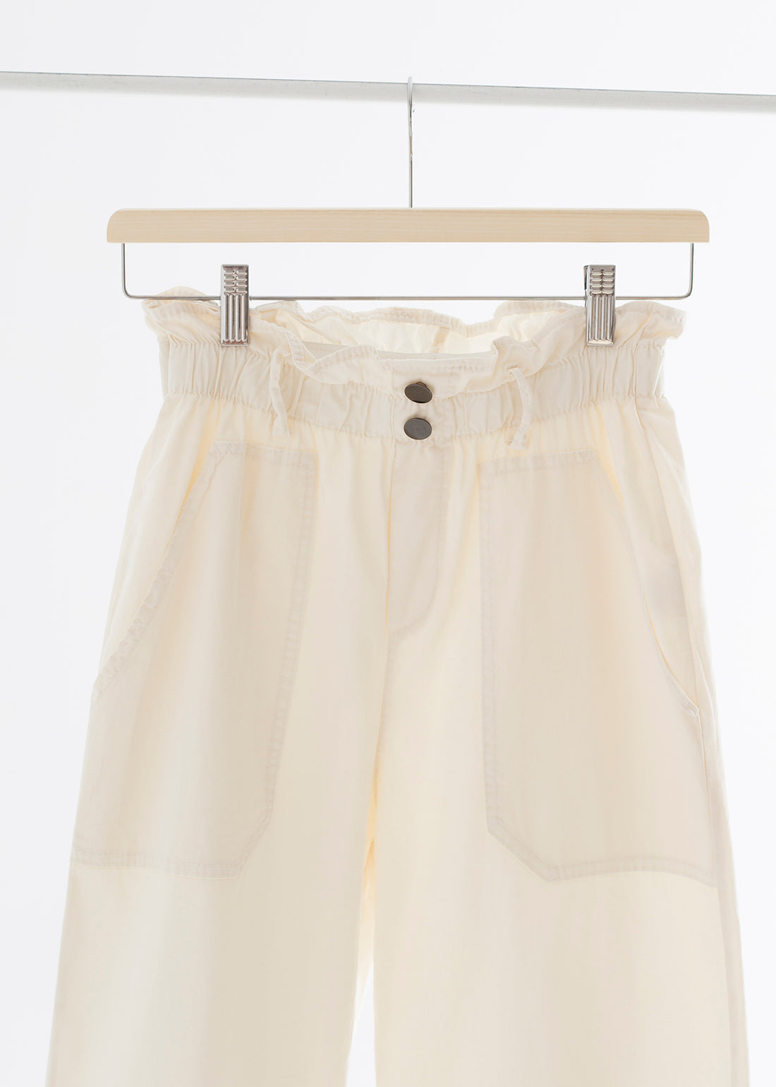 Pantalón beige talle alto Nube