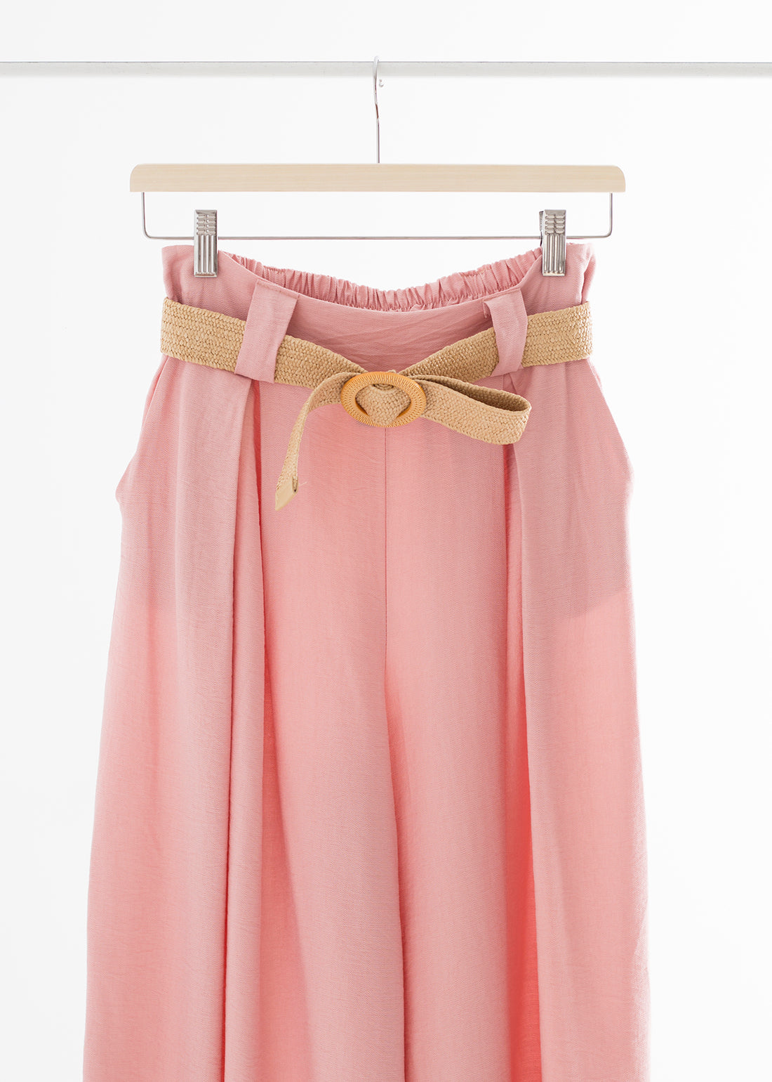 Pantalón fluido pinzas Pink Breeze