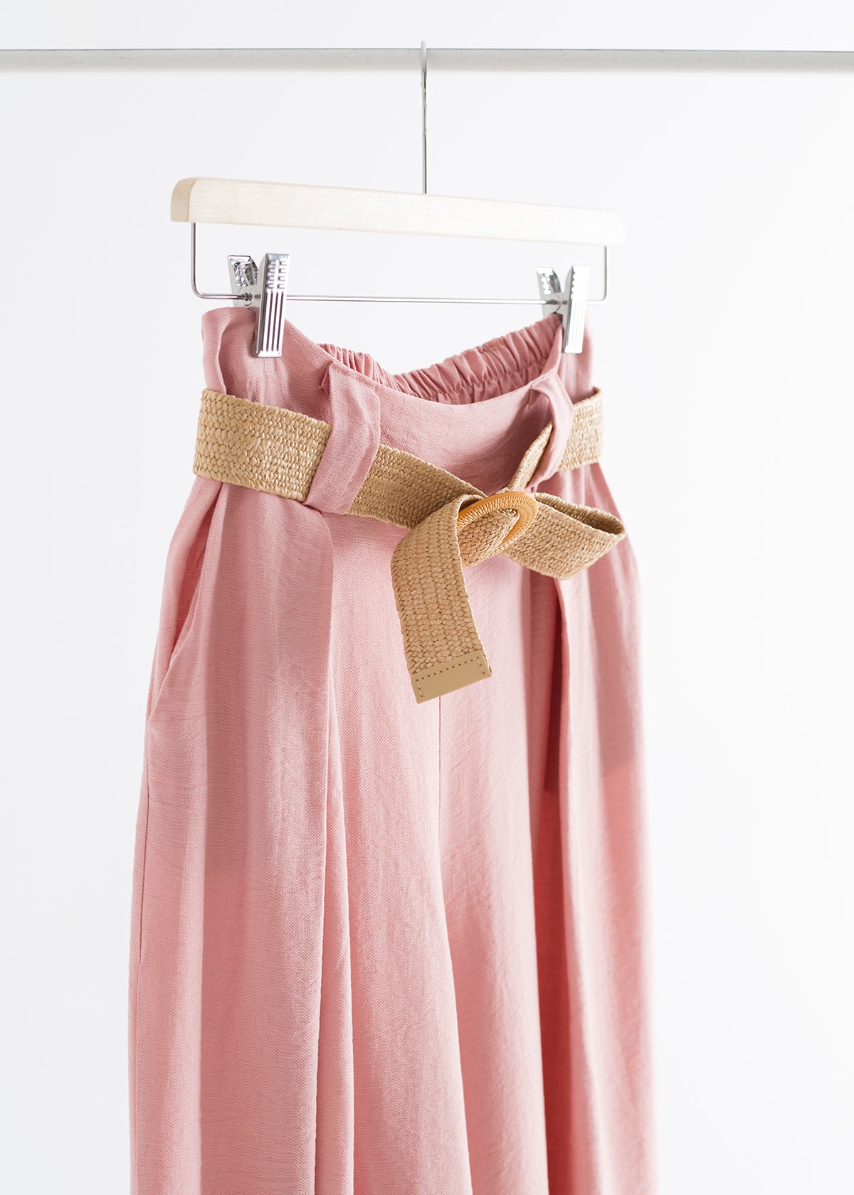 Pantalón fluido pinzas Pink Breeze