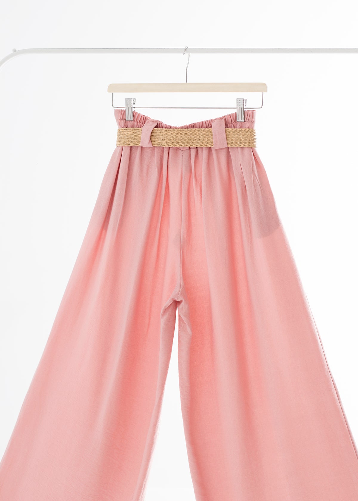 Pantalón fluido pinzas Pink Breeze