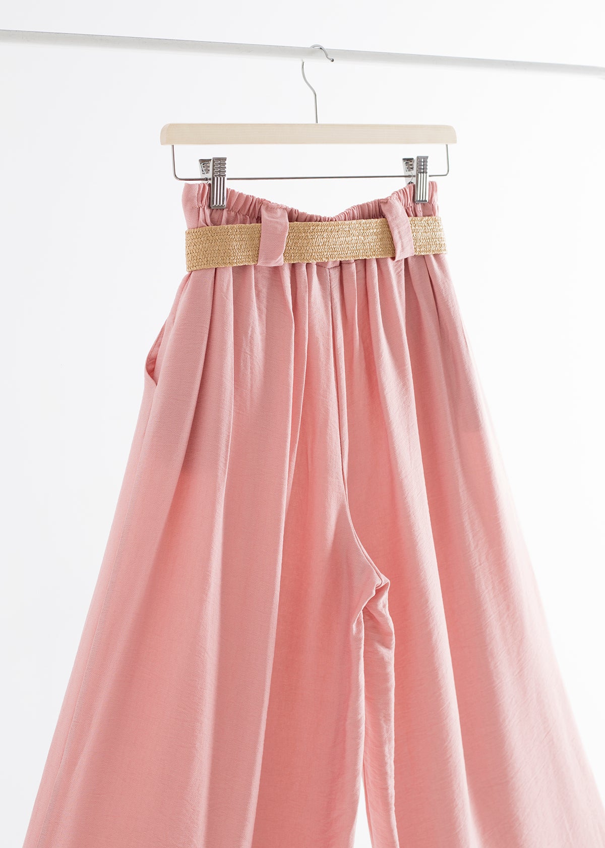 Pantalón fluido pinzas Pink Breeze