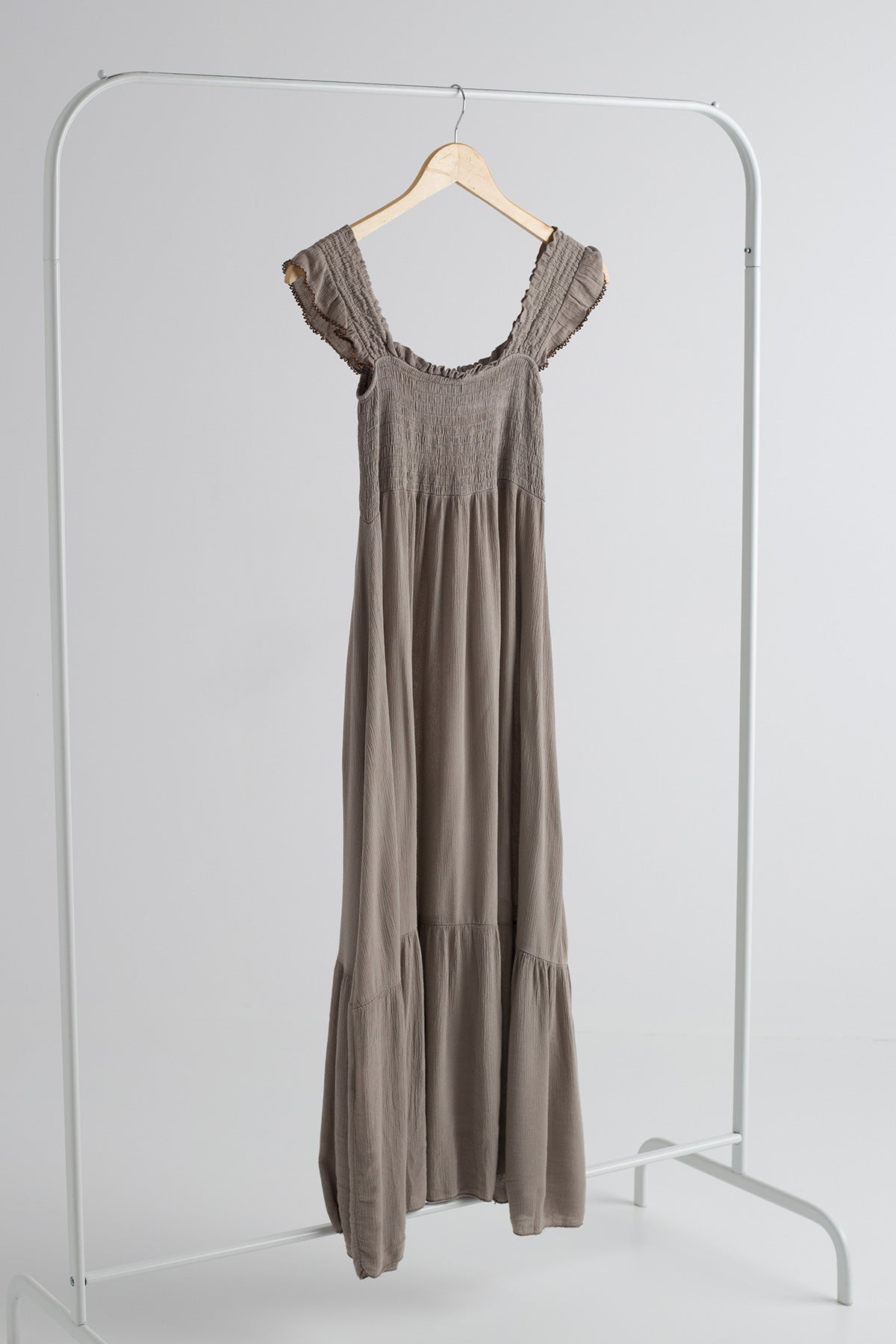 Vestido bambula Marrón Soft