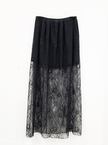 Algar lace midi skirt