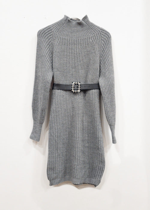 Grey wool dress Picaña