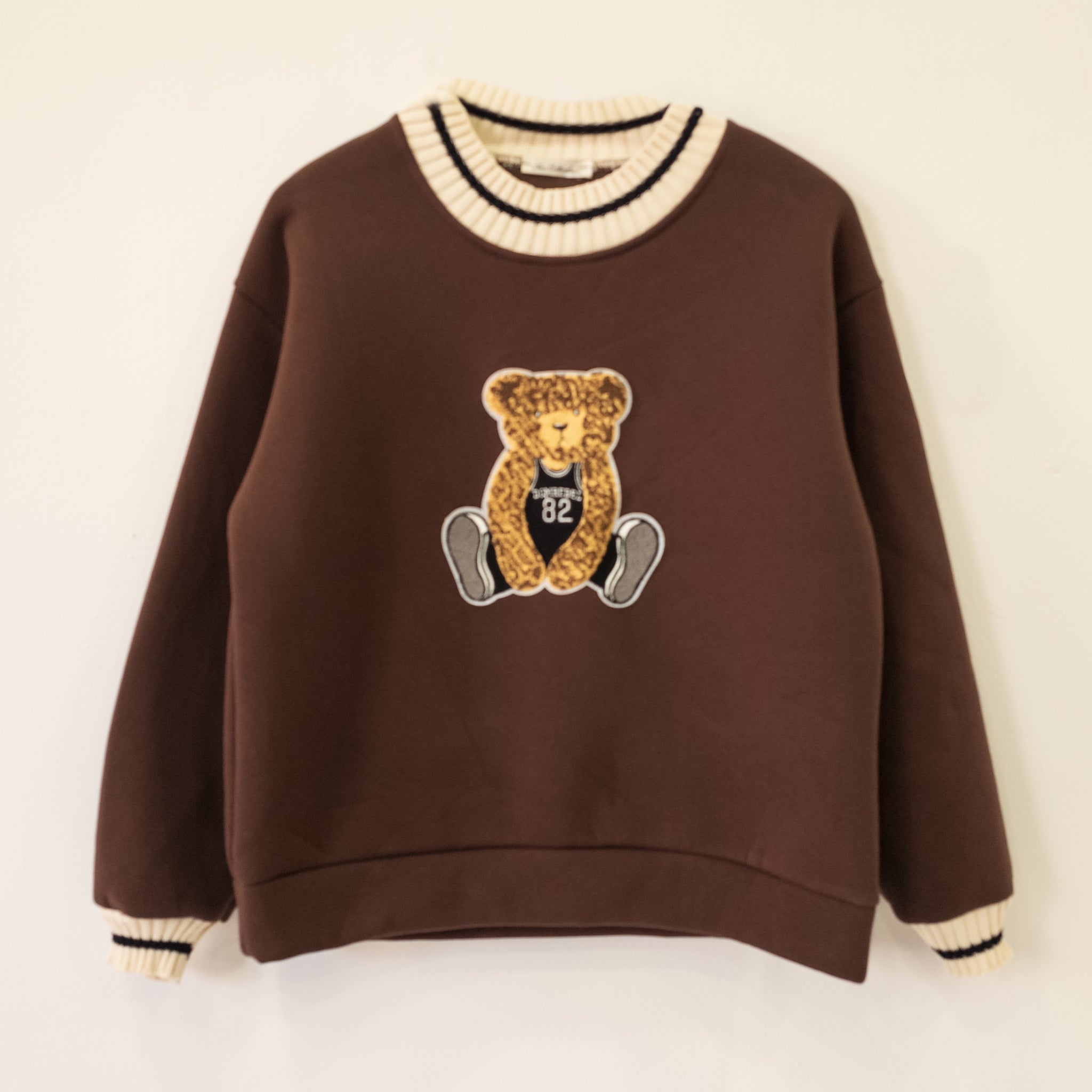 Sudadera marron Teddy