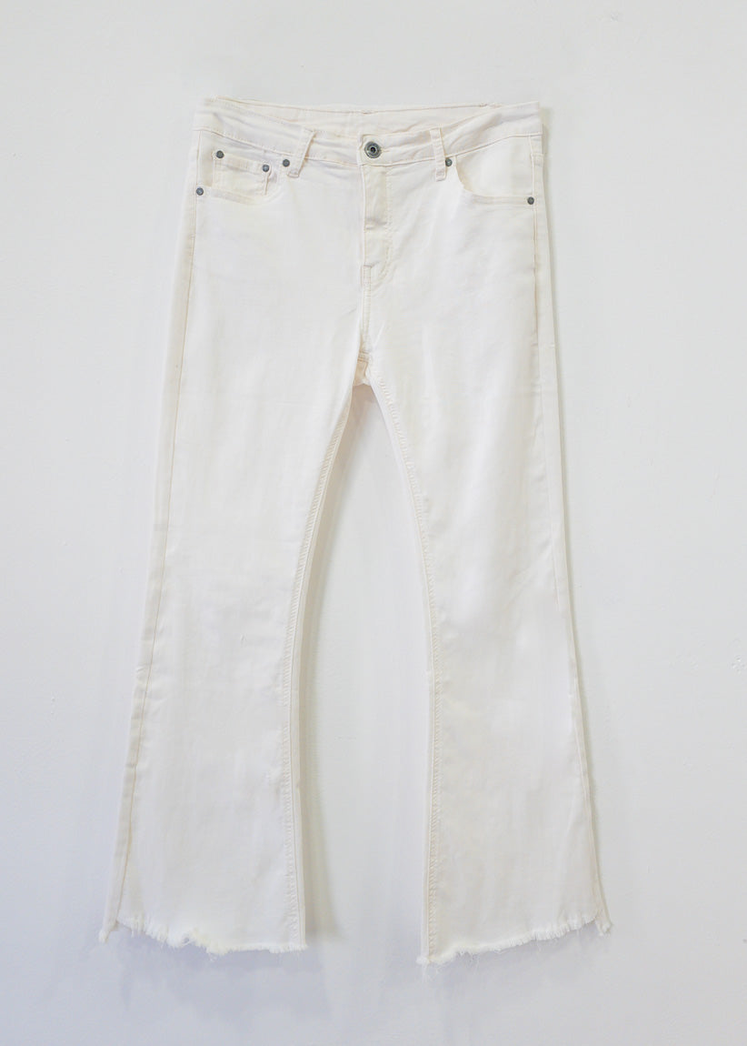 Pantalon blanco acampanado Ritual