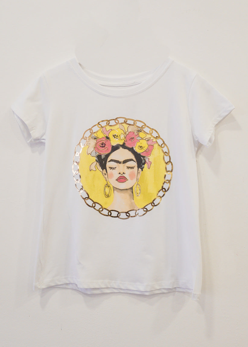 Camiseta amarilla Kahlo