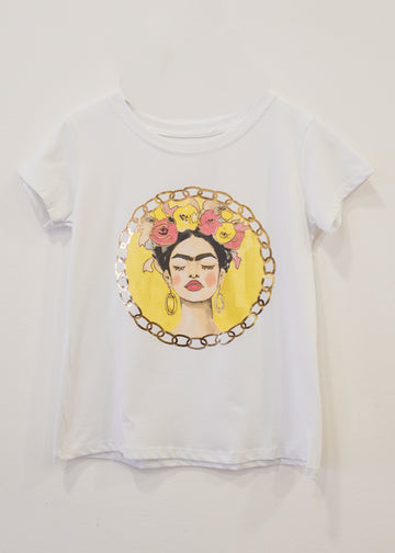 Camiseta amarilla Kahlo