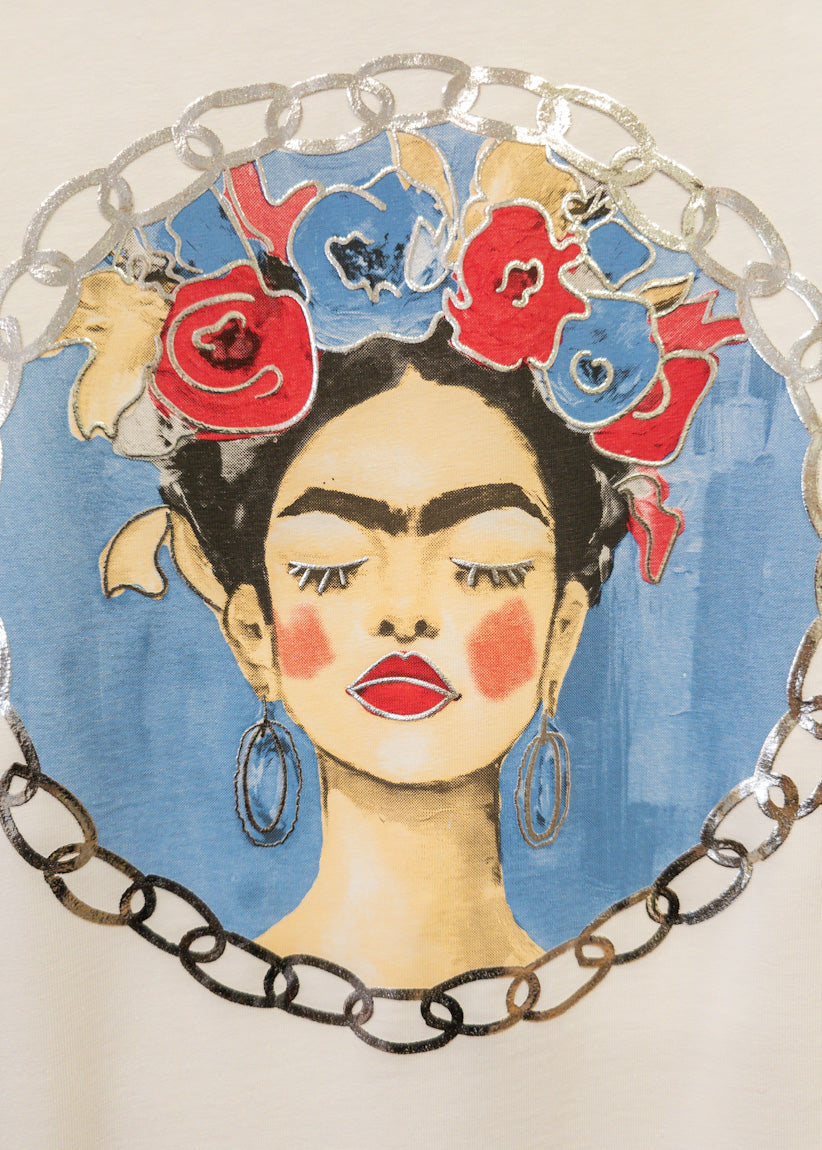 Camiseta azul Kahlo