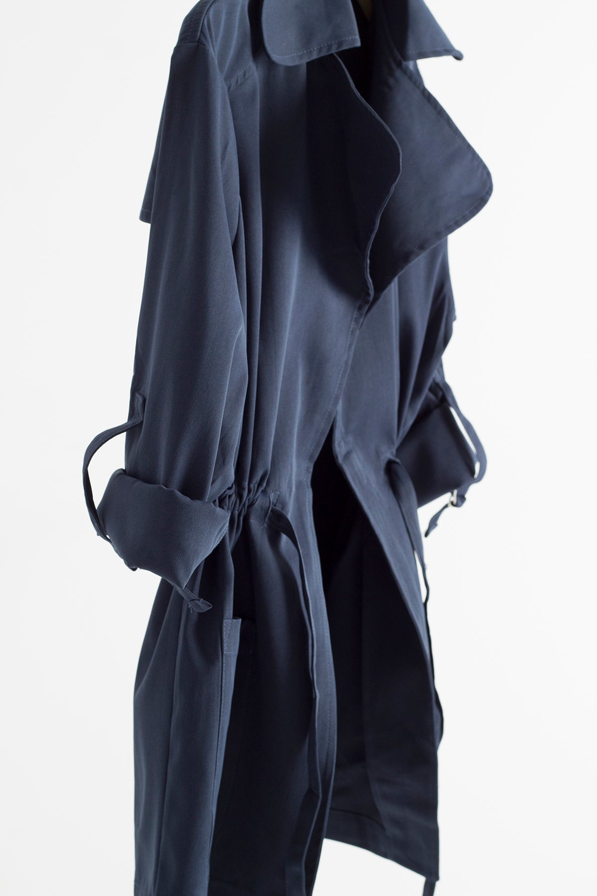 Gabardina azul marino Baro