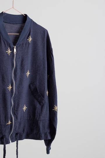 Chaqueta bomber azul Midnight Stars