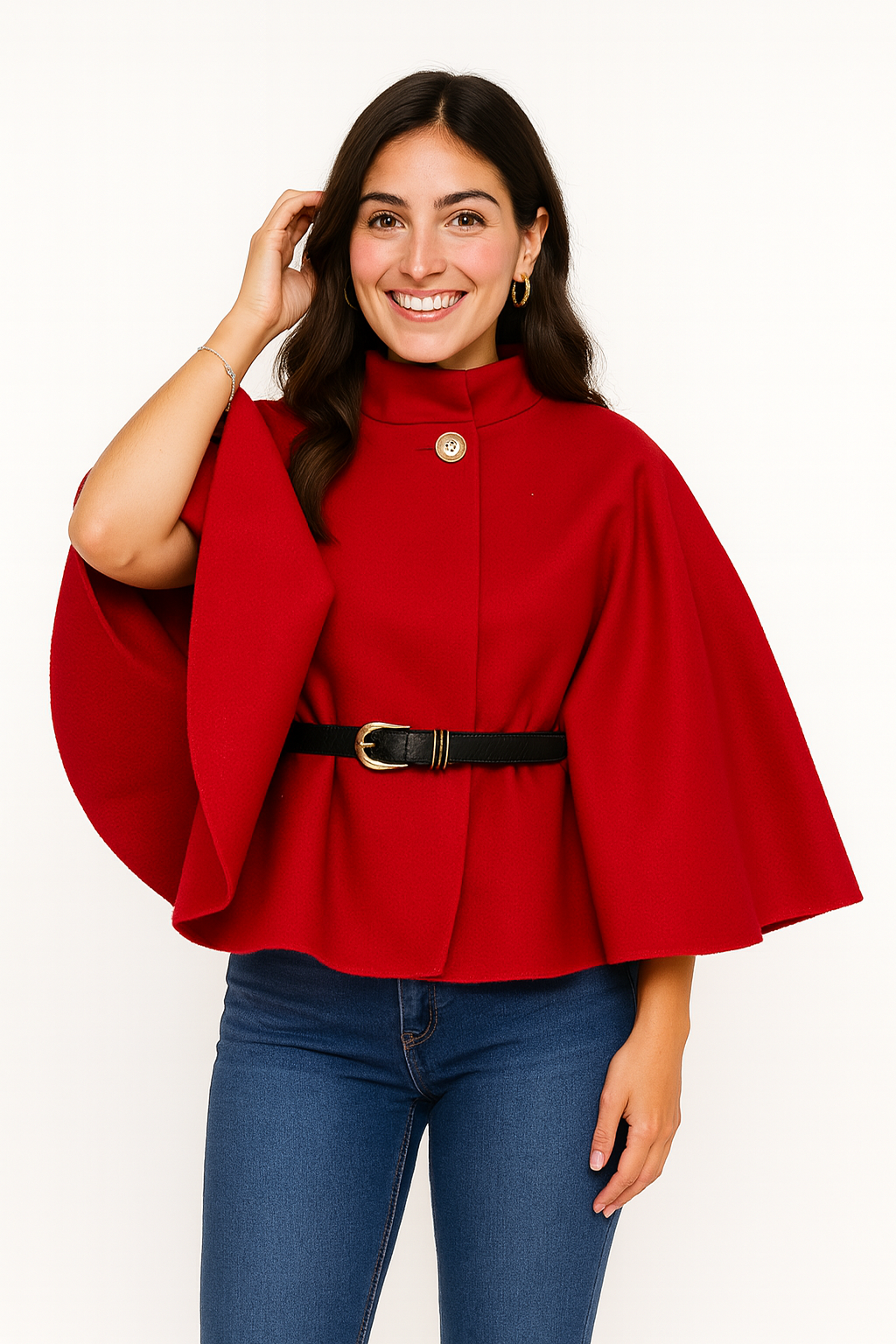 Poncho Scarlet Chic