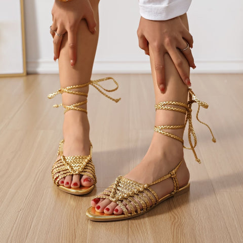 Sandalias Golden Shine