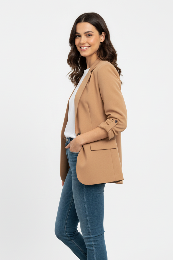 Camel Sahara blazer