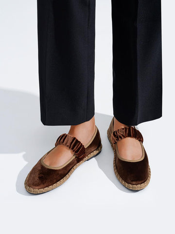 Burgundy Chic Ballerinas