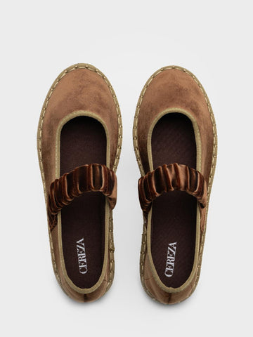 Burgundy Chic Ballerinas