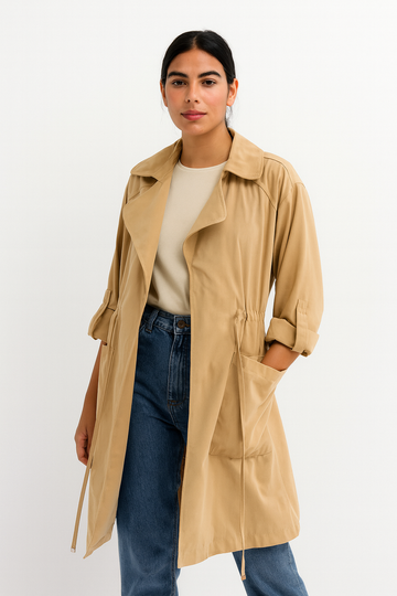Gabardina Camel Breeze