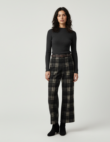 Pantalón Check Choco London