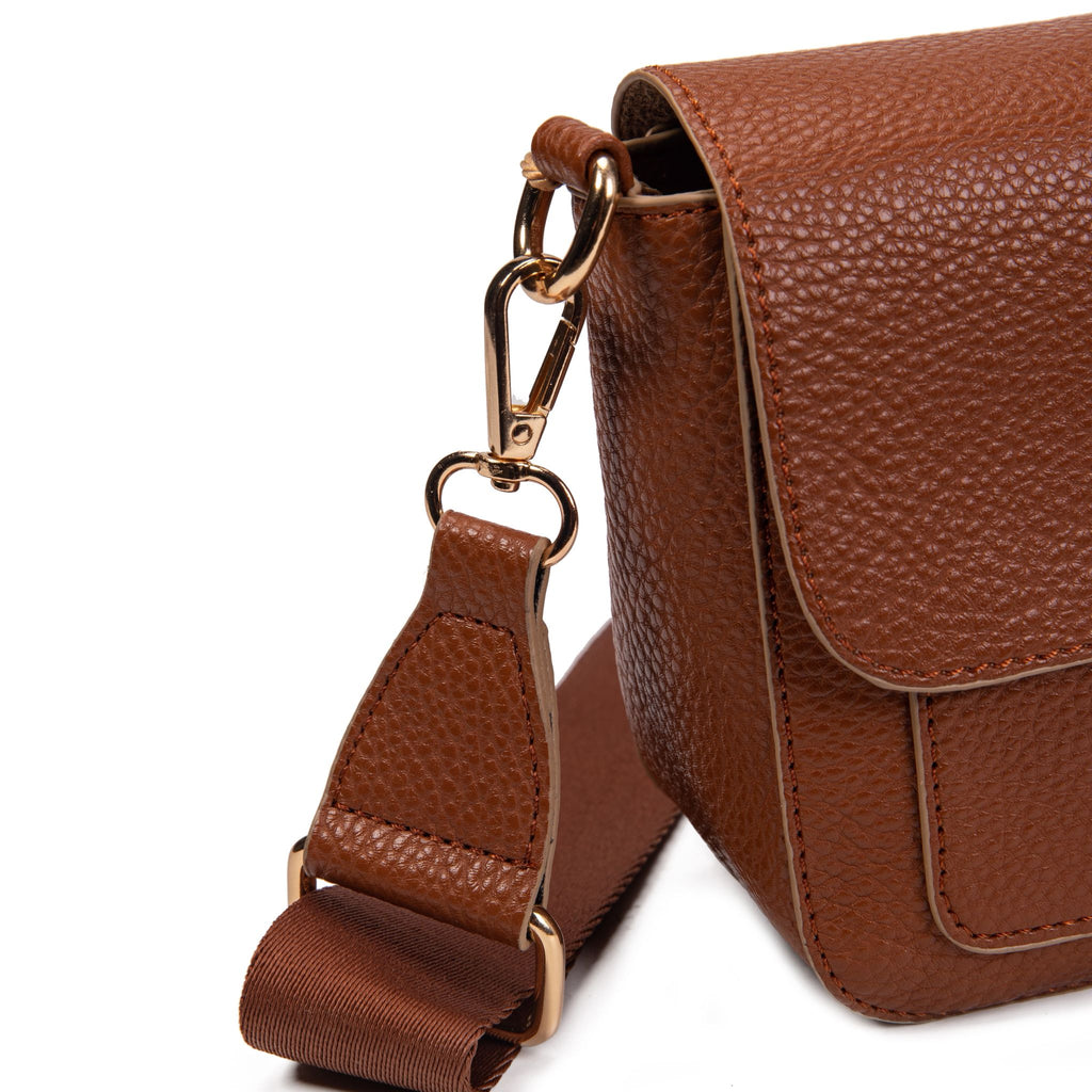 Bolso bandolera Buckle Brown