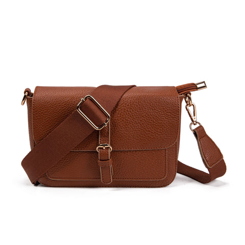 Bolso bandolera Buckle Brown