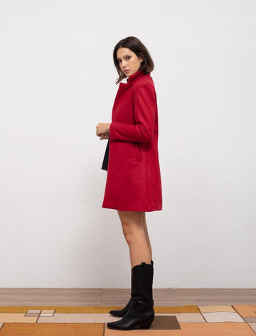 Abrigo rojo paño Botan