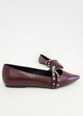 K-GUAPA Bailarinas Burgundy Chic