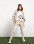 k-guapa Talla única Blazer beige Sahara