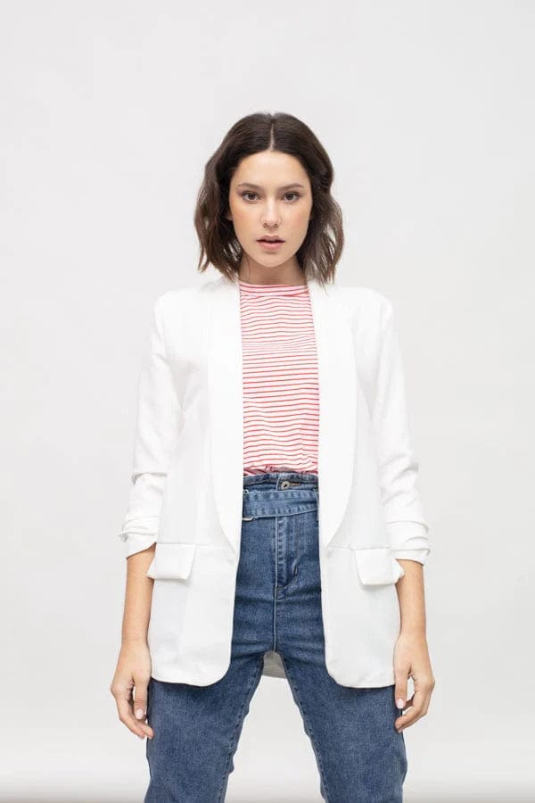 k-guapa Talla única Blazer blanca BARI