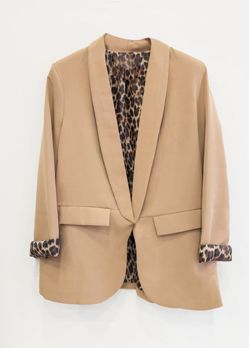 Blazer beige/print Barbel