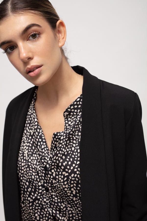k-guapa Talla única Blazer negra Sáhara