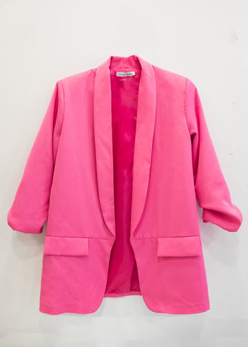 Blazer rosa fucsia Blu