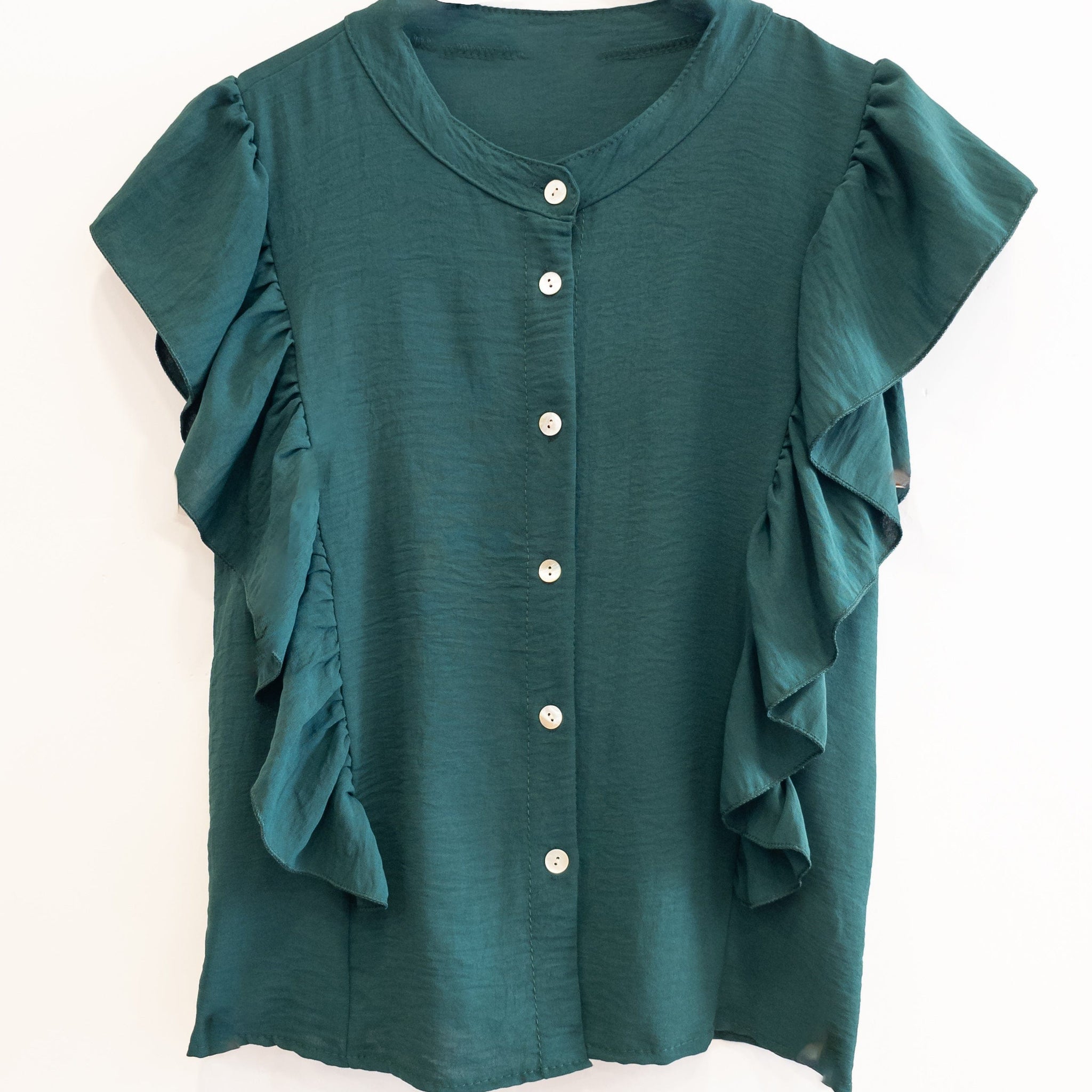 K-GUAPA Talla única Blusa verde Añisclo