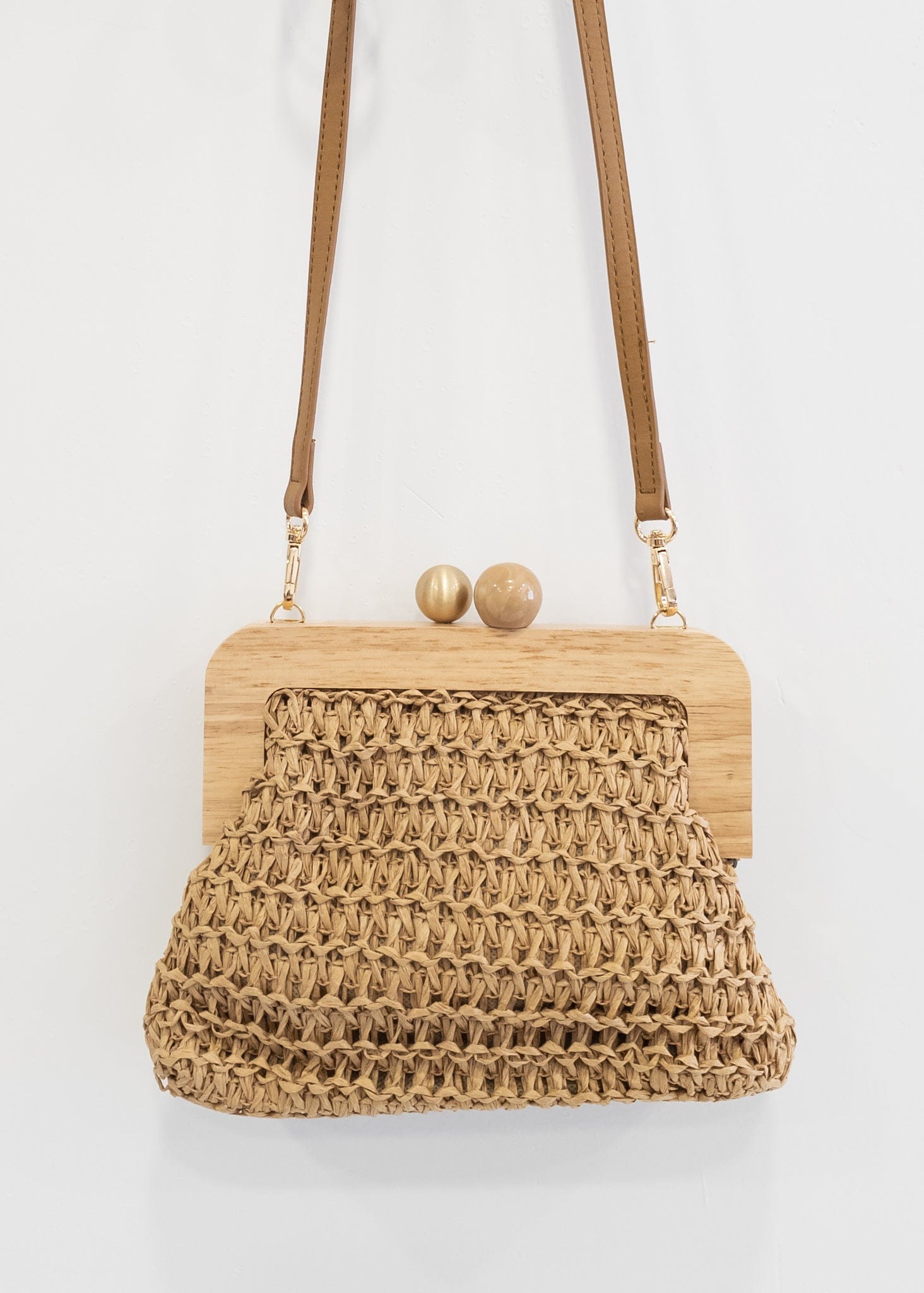 K-GUAPA Bolso clutch rafia Planeta