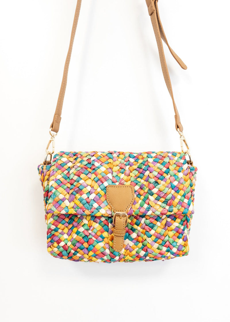 k-guapa Bolso rafía multicolor