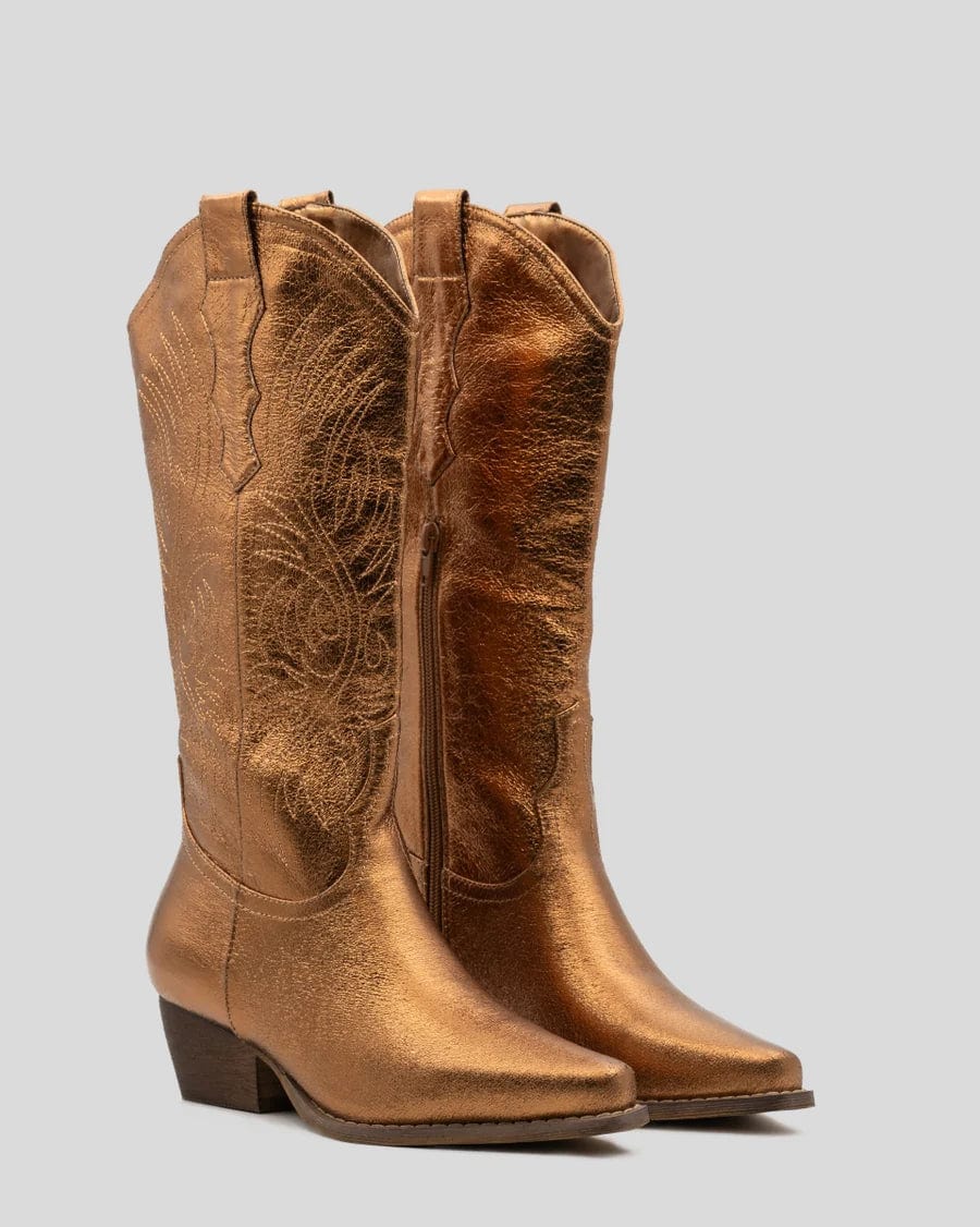 K-GUAPA 37 Botas cowboy bronce Electra