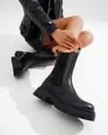 K-GUAPA Botas negras Track Chelsea