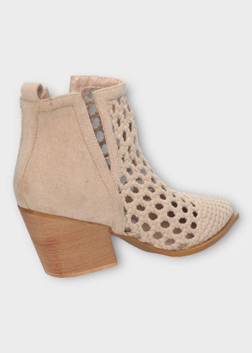 k-guapa Botines calados beige Ander