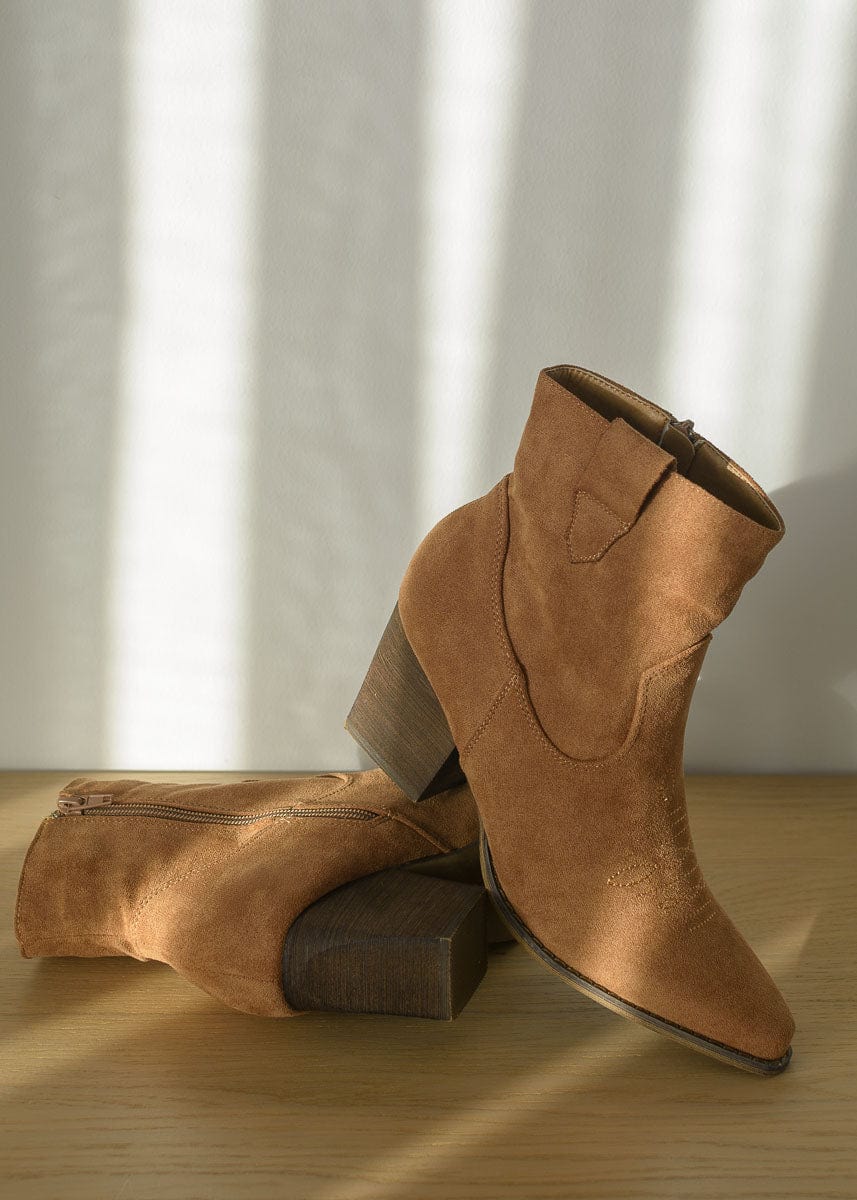 K-GUAPA Botines cowboy camel Formosa