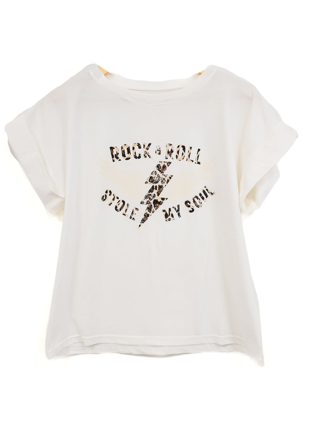 K-GUAPA Única Camiseta animal print rayo Delta