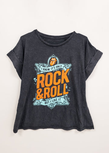 Camiseta Rock naranja