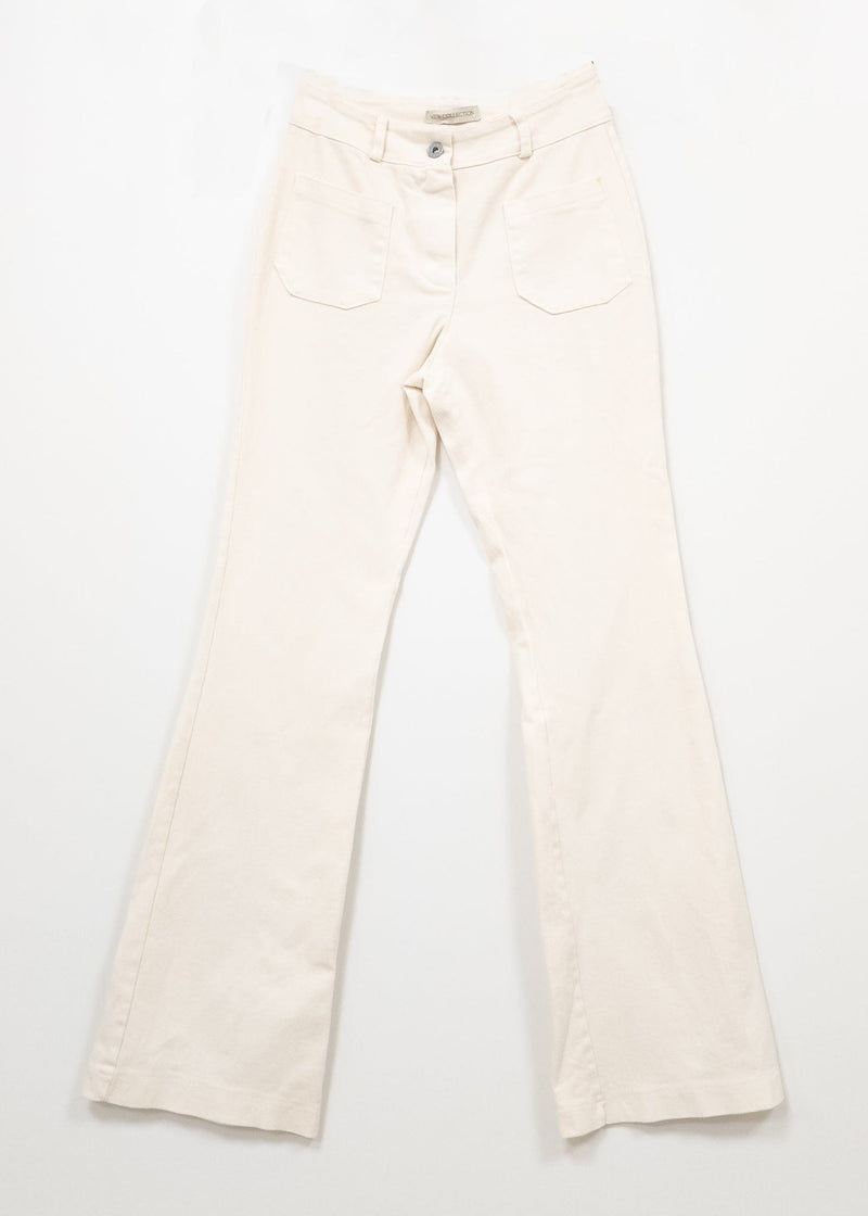 K-GUAPA Jeans blancos campana Meridiano