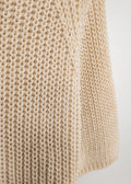 K-GUAPA Talla única Jersey beige tricot campana Marga