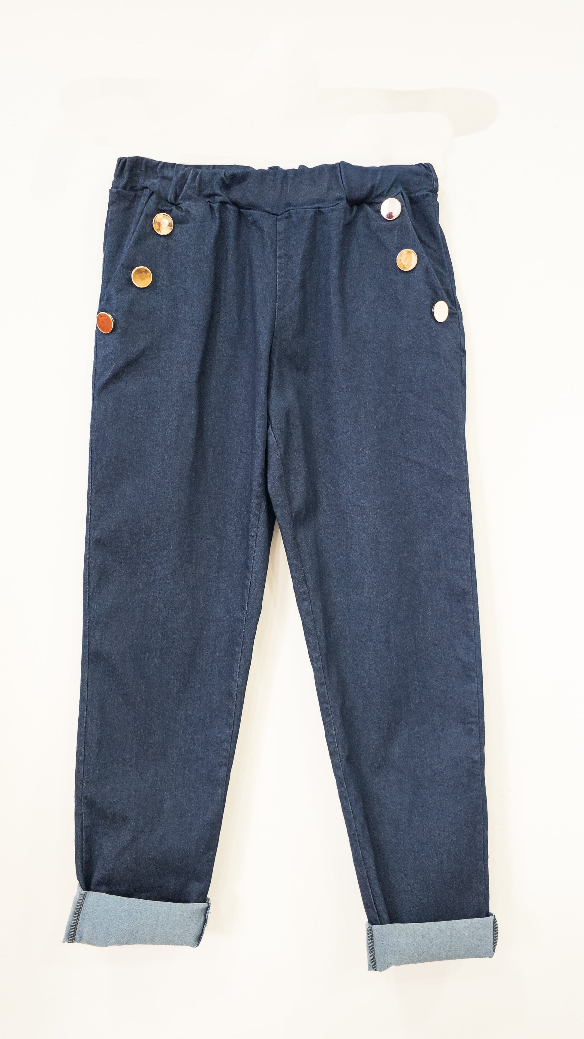 K-GUAPA Pantalón denim regular leg Flath