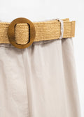 K-GUAPA Talla única Pantalón paperbag beige Polo