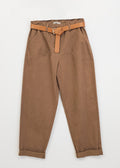 K-GUAPA Pantalón slouchy camel Mosa