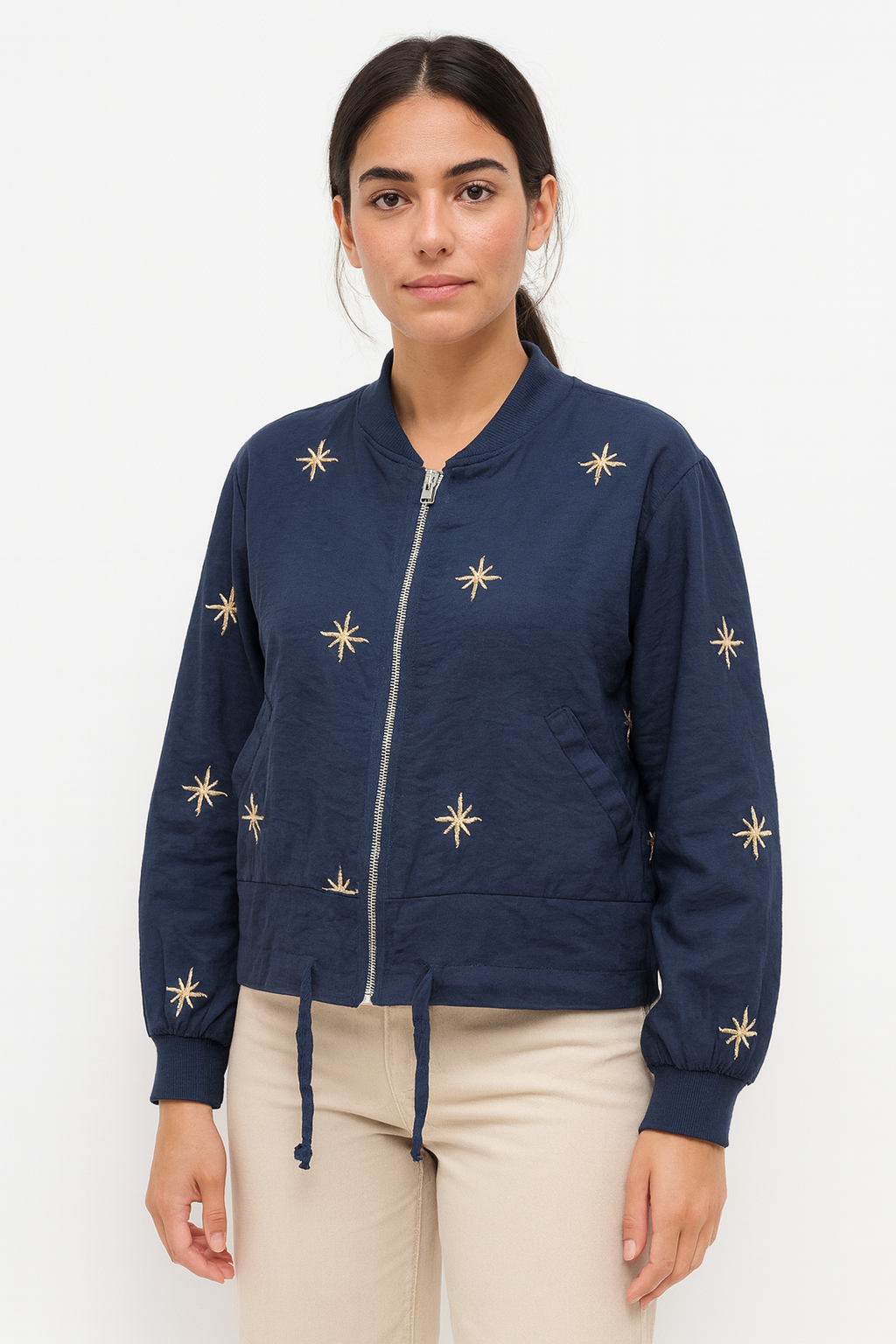 Chaqueta bomber azul Midnight Stars