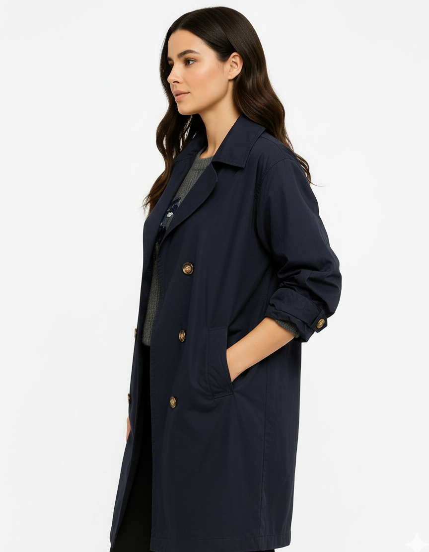 Gabardina Blue Mist